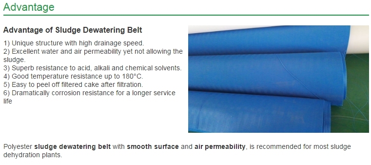 Sludge Dewatering Filter Belt for Paper Machine