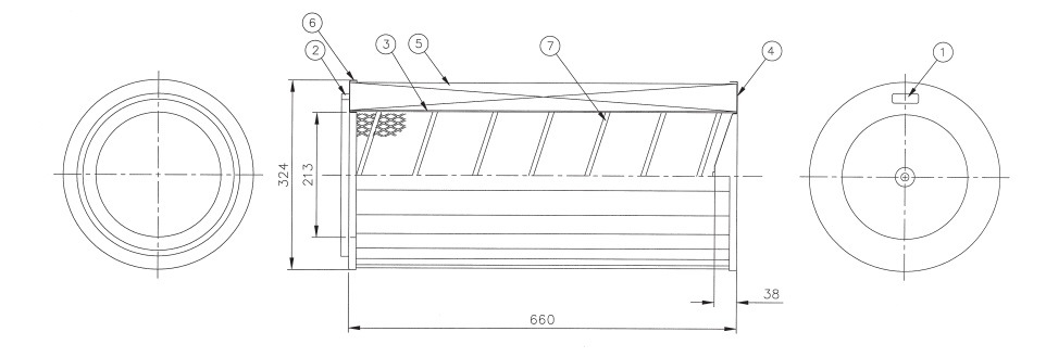 PTFE Membrane Cartridge Filters Used in Industrial Dust Collectors