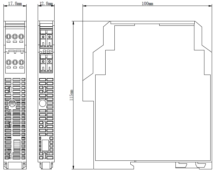 Switch Signal Input Isolated Intrinsic Safety Barrier (ATEX Approved)